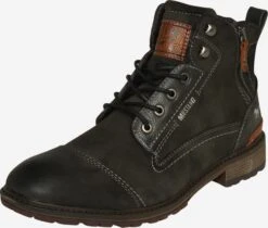 Mustang Boots & Laarzen Veterboots Heren Antraciet