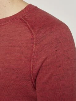 Tom Tailor Crewneck Truien Trui Heren Rood -Herenkleding 00fc37723581b01ce55397331224521a