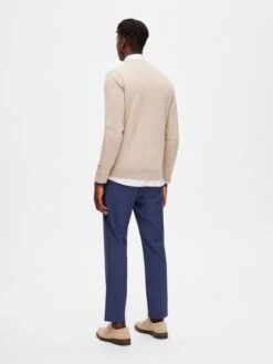 Selected Homme V-hals Truien Trui Heren Beige -Herenkleding 02a6c3db3bd9d03b11a840d2e5c05668