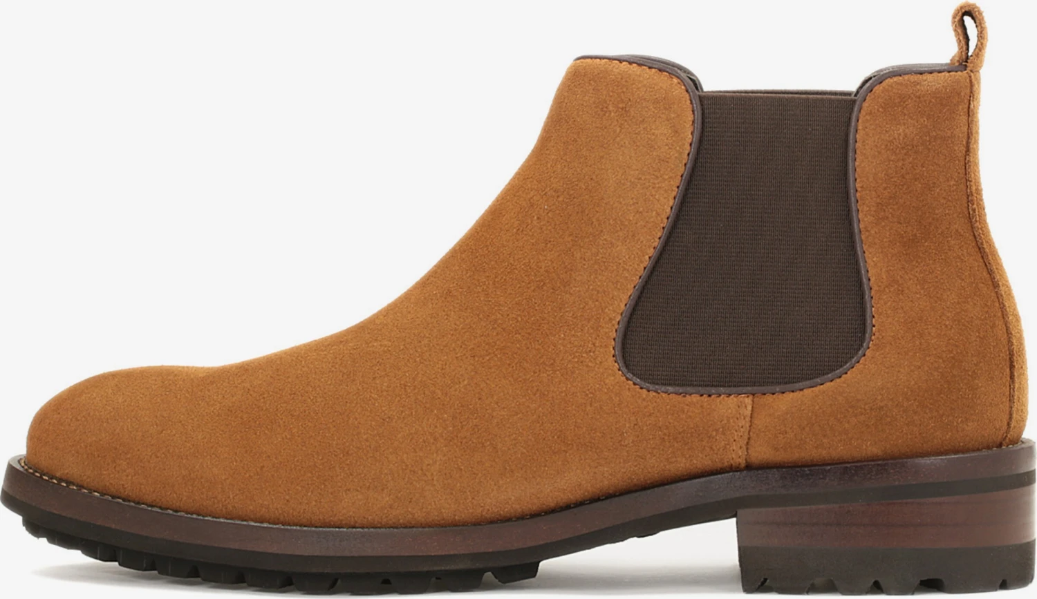 Kazar Enkelboots Chelsea Boots Heren Cognac / Donkerbruin 1 Kazar Enkelboots Chelsea Boots Heren Cognac / Donkerbruin