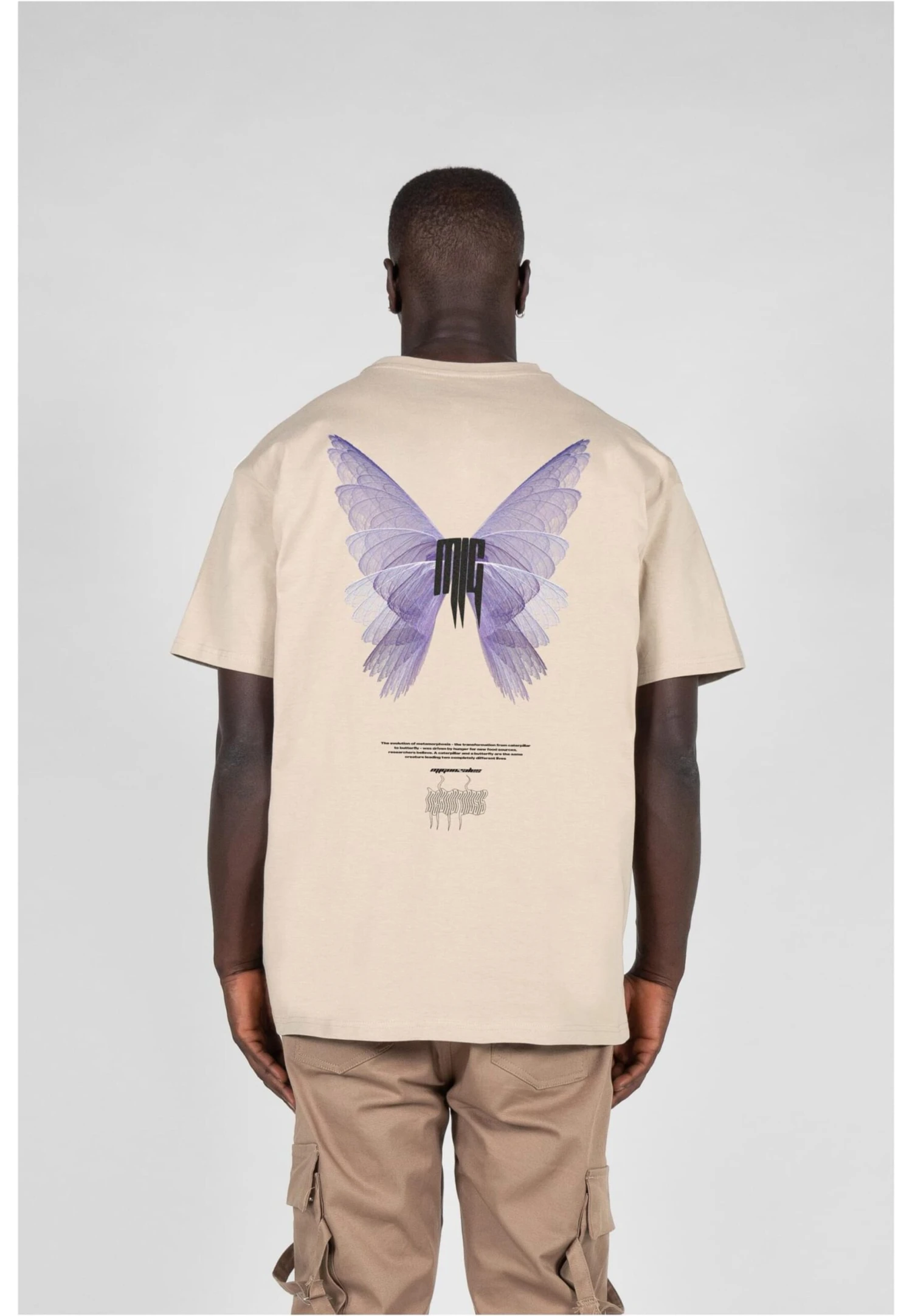 T-shirts Shirt Heren Beige 4 T-shirts Shirt Heren Beige - Afbeelding 4