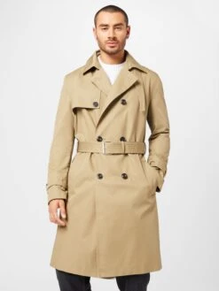 Hugo Tussenmantels Tussenjas Maluks Heren Lichtbruin -Herenkleding 063f2e0b96a606ee1ac443f23e381ebd