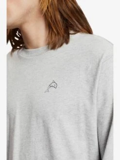 ESPRIT Longsleeves Shirt Heren Lichtgrijs -Herenkleding 09186513579baf2895fd7c9ded54f59e