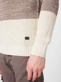 Joop Jeans Crewneck Truien Trui Arvin Heren Crème / Chamois / Beige Gemêleerd -Herenkleding 09c2ab35afe04b7c76552b4b98eeb5fb