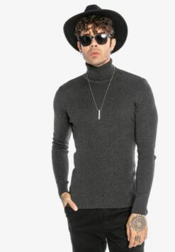 Coltruien Trui Round Rock Heren Antraciet -Herenkleding 0b9211f5ceb4c84043b97d68c0dccf6e