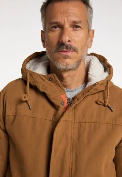 DreiMaster Vintage Parkas Winterparka Gaya Heren Bruin -Herenkleding 0be2006fd68e0362626ca7a49b2c8e8b