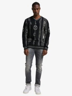 CARLO COLUCCI V-hals Truien Trui Cubich Heren Zwart -Herenkleding 0c9934f7a27c0fe624dc89717617f8e4