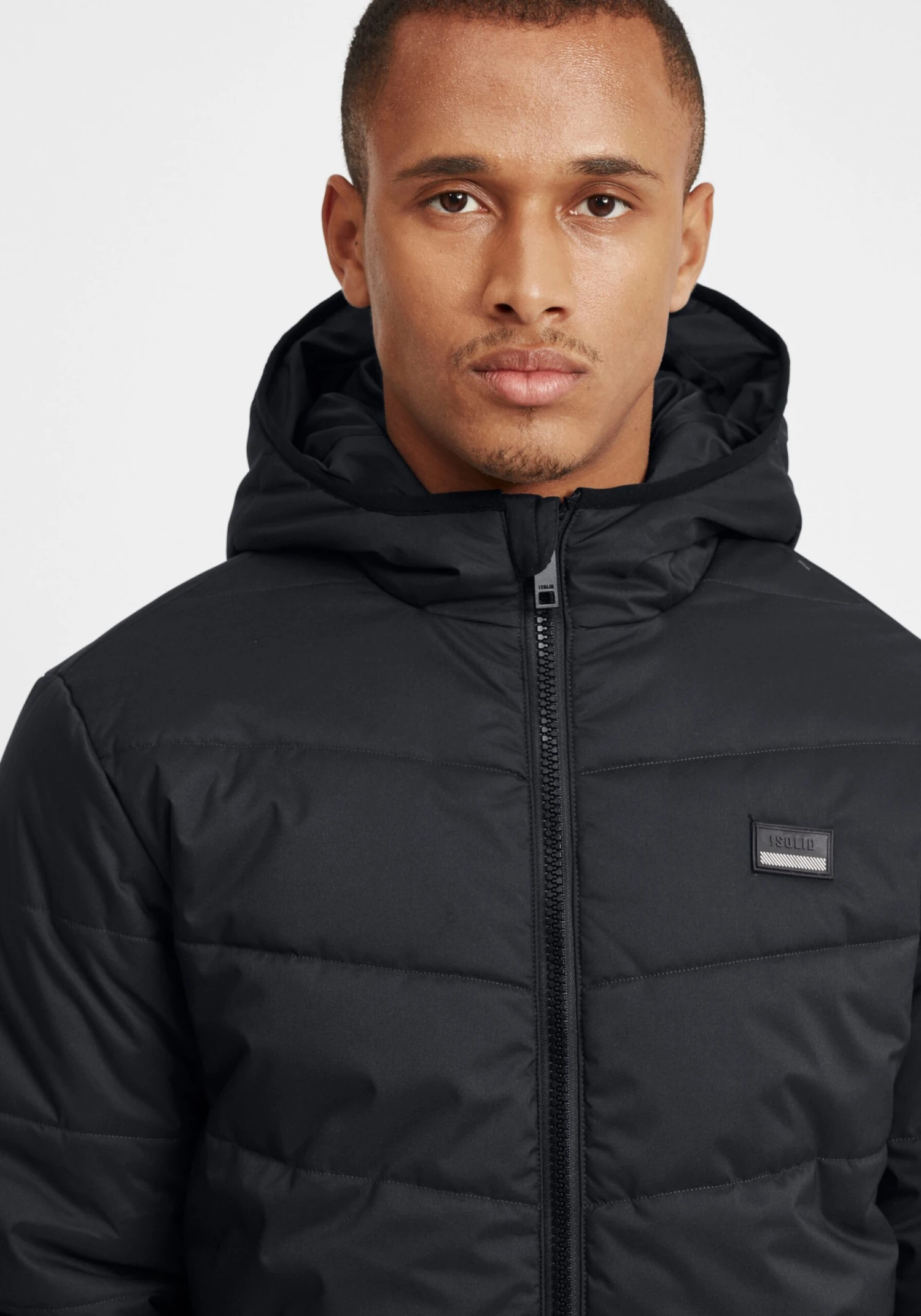 Solid Winterjassen Winterjas Atreo Heren Zwart 5 Solid Winterjassen Winterjas Atreo Heren Zwart - Afbeelding 5