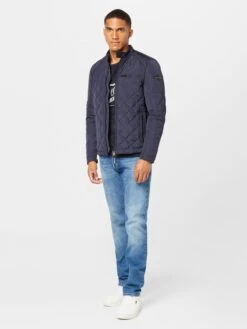 Replay Tussenjassen Tussenjas Heren Navy -Herenkleding 0ddd2bd0ca2638daec8b06f1f1bcaff5