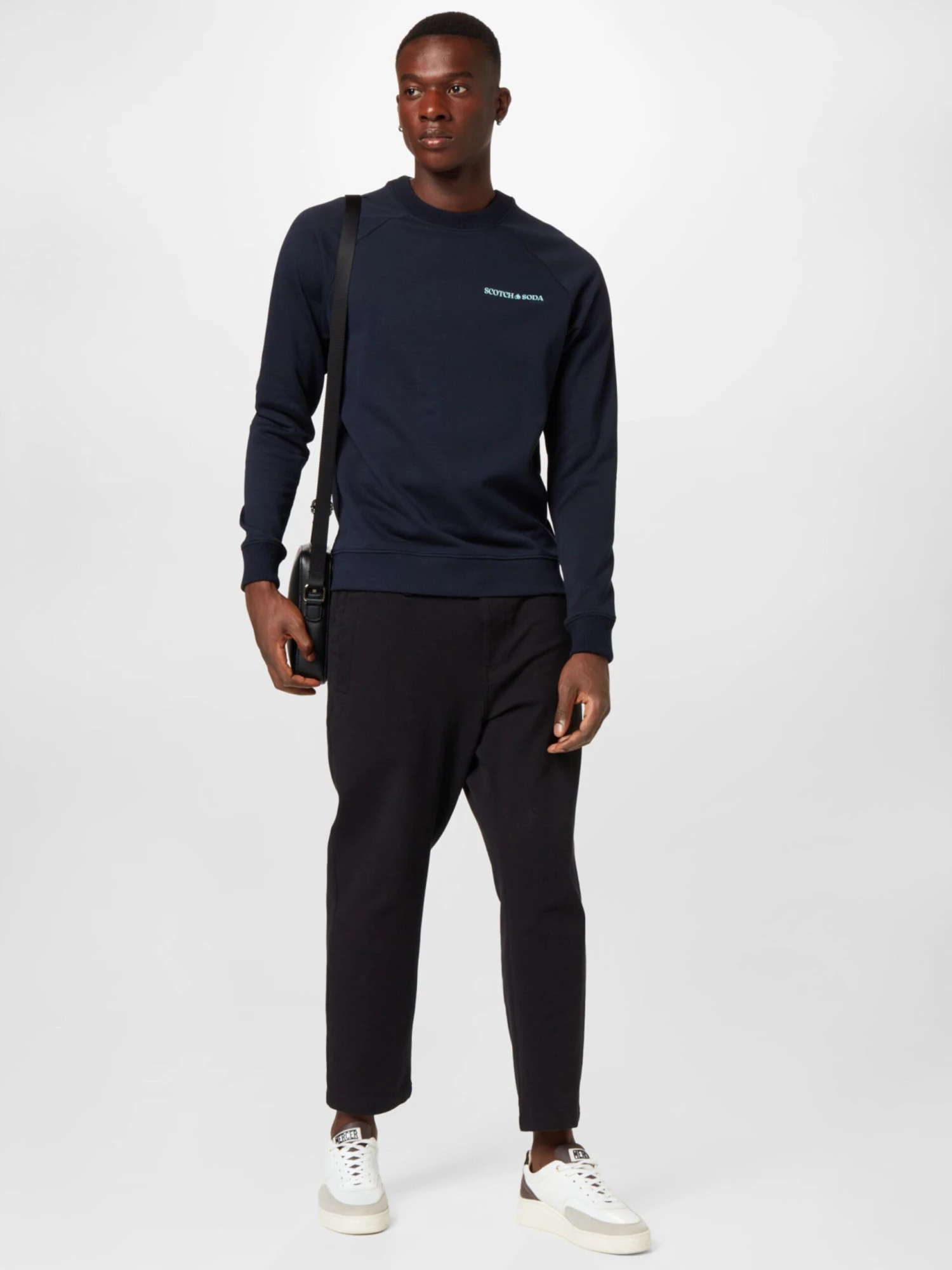 Scotch & Soda Sweatshirts Sweatshirt Heren Pastelblauw / Donkerblauw 4 Scotch & Soda Sweatshirts Sweatshirt Heren Pastelblauw / Donkerblauw - Afbeelding 4