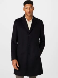 Hugo Tussenmantels Tussenjas Malte Heren Zwart -Herenkleding 112b6f09445d3f7071048206ee3ff999