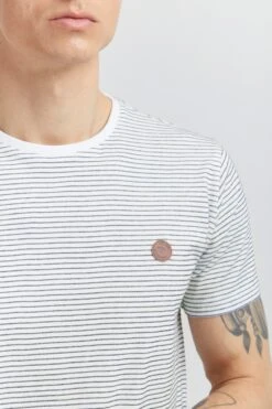 Indicode Jeans T-shirts Shirt Lupko Heren Offwhite -Herenkleding 1217bb7ae0b89a2cd53796cdf7e9cdb2