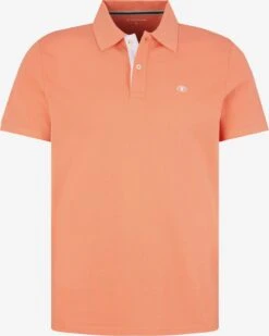 Tom Tailor Polos Shirt Heren Abrikoos