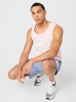 Nike Sportswear Tanktops Shirt Heren Pastelroze -Herenkleding 12fd3a5d311f34d86debb16a93ab6622