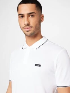 Calvin Klein Polos Shirt Heren Wit -Herenkleding 15b5e6c49984df75ec61d9a17c76946e