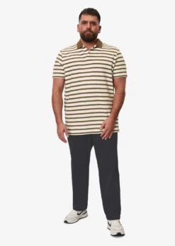 Marc O'Polo Polos Shirt Heren Beige -Herenkleding 15e35f45eabffbc84645059edf659deb