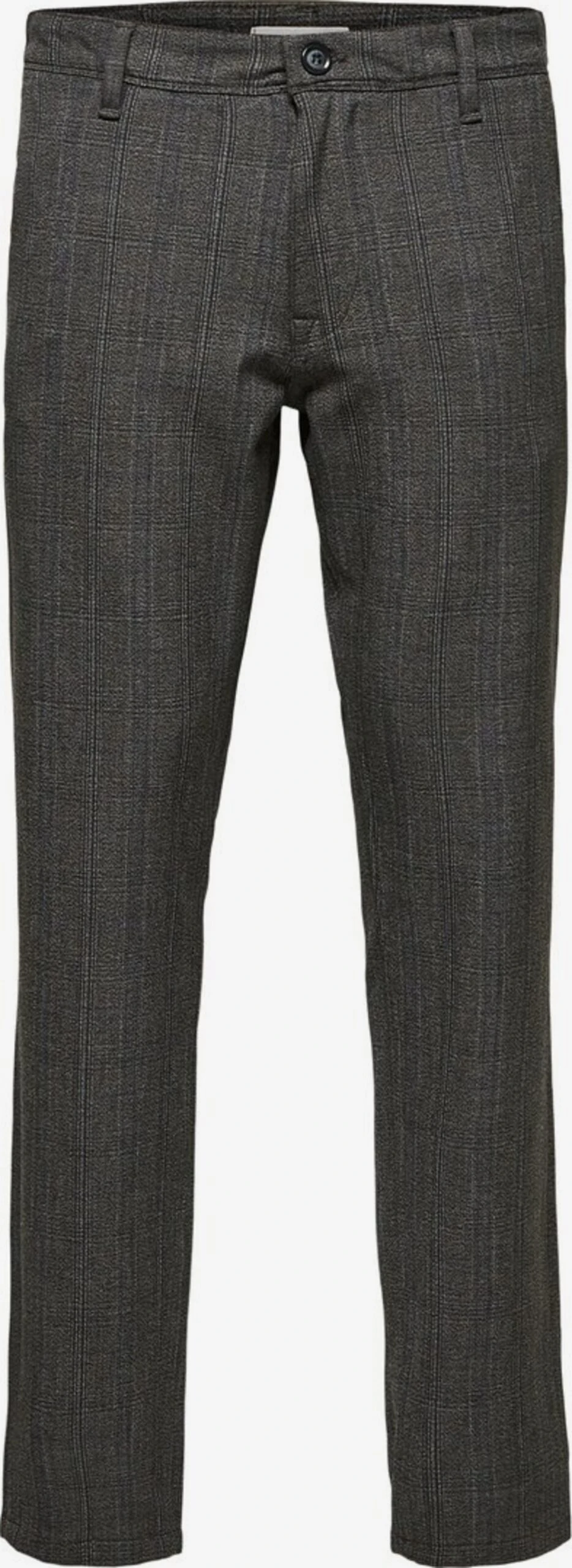 Selected Homme Chinos Slimfit Chino Heren Grijs Gemêleerd 1 Selected Homme Chinos Slimfit Chino Heren Grijs Gemêleerd