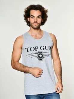 Top Gun Tanktops Shirt Truck Heren Grijs 7 Top Gun Tanktops Shirt Truck Heren Grijs -Herenkleding 19f819e6eee3c09552b02c76129a0094