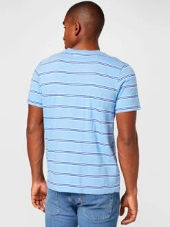 T-shirts Shirt Heren Blauw / Lichtblauw -Herenkleding 1b2cef6c545e4dfe42d03c134f1fb2de