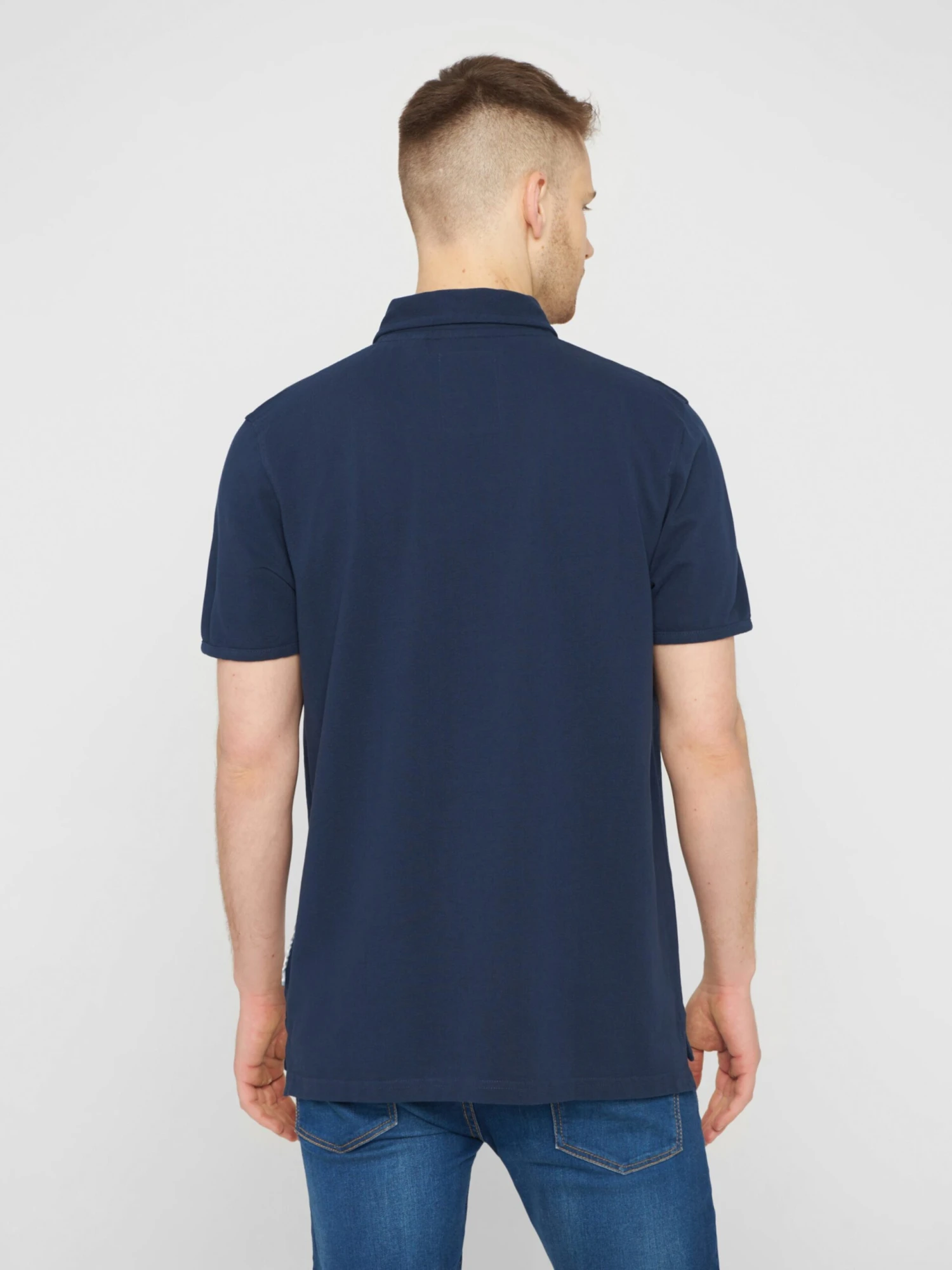Polos Shirt Heren Blauw / Navy 5 Polos Shirt Heren Blauw / Navy - Afbeelding 5