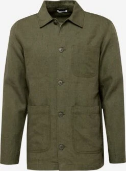 KnowledgeCotton Apparel Tussenjassen Tussenjas Heren Olijfgroen