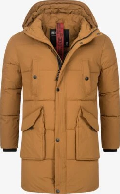 Indicode Jeans Winterjassen Winterjas Dexter Heren Camel