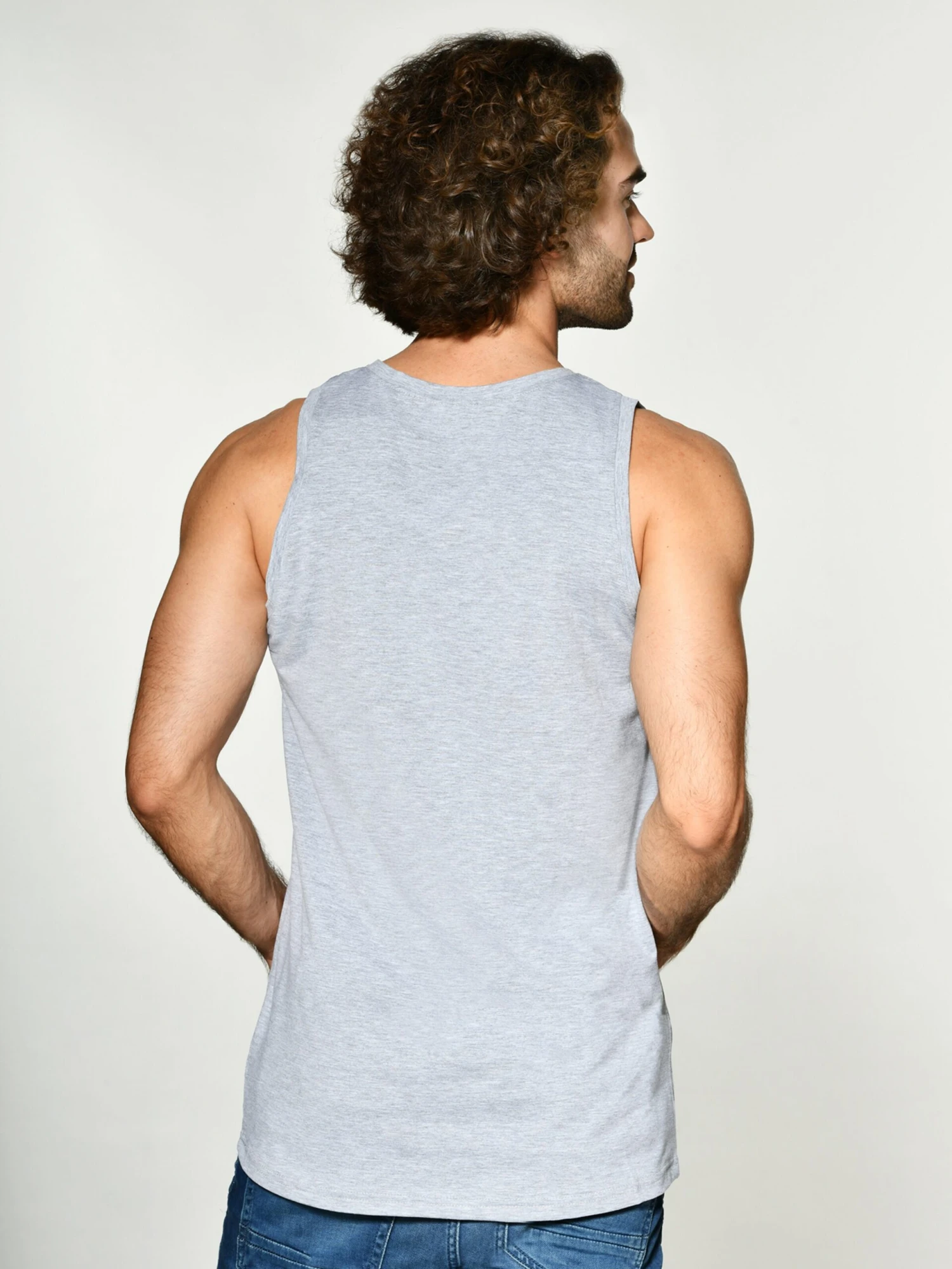 Top Gun Tanktops Shirt Truck Heren Grijs 4 Top Gun Tanktops Shirt Truck Heren Grijs - Afbeelding 4