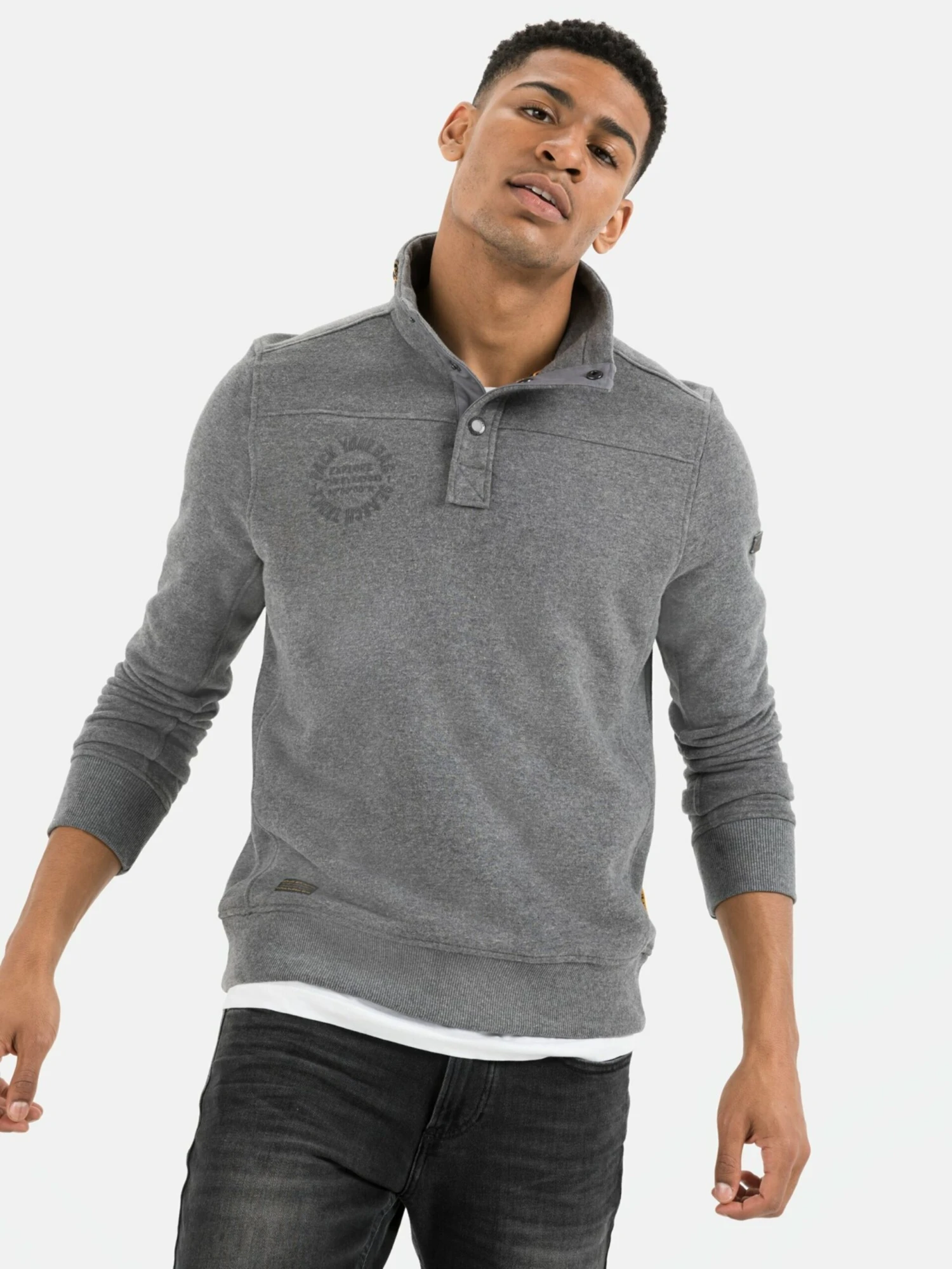 Camel Active Sweatshirts Sweatshirt Heren Grijs 6 Camel Active Sweatshirts Sweatshirt Heren Grijs - Afbeelding 6