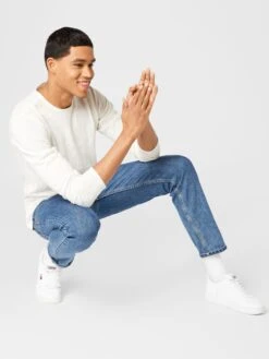 Herrlicher Crewneck Truien Trui Til Heren Crème -Herenkleding 228a03ed2ac5cc7644e6738d518e965e