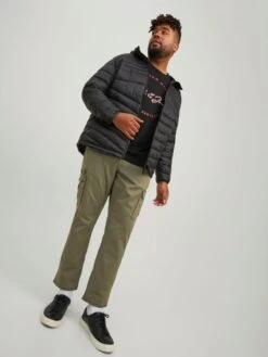 Cargobroeken Regular Cargobroek STACE Heren Olijfgroen -Herenkleding 23228ca92acecaf196f789d44032bc7f