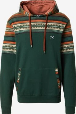 Iriedaily Hoodies Sweatshirt Heren Smaragd