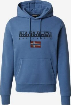 Napapijri Hoodies Sweatshirt AYAS Heren Blauw