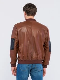 Leren Jassen Tussenjas Davian Heren Kastanjebruin -Herenkleding 254087d6e75a5077971dd068b27c87c7