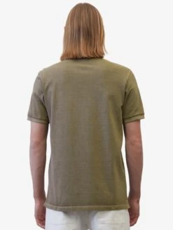 Marc O'Polo Polos Shirt Heren Kaki -Herenkleding 266d4abb5ddfac5acd34230c3ea19954