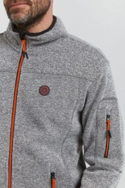 Fleece Jassen Fleece Jas Pentrus Heren Grijs -Herenkleding 28914b52c4b577ef599f1bf3451654cc