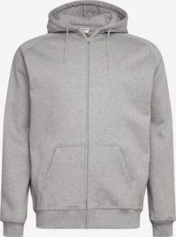 URBAN CLASSICS Sweatvesten Met Capuchon Sweatvest Heren Lichtgrijs