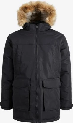 Jack & Jones Parkas Winterparka Craft Heren Zwart