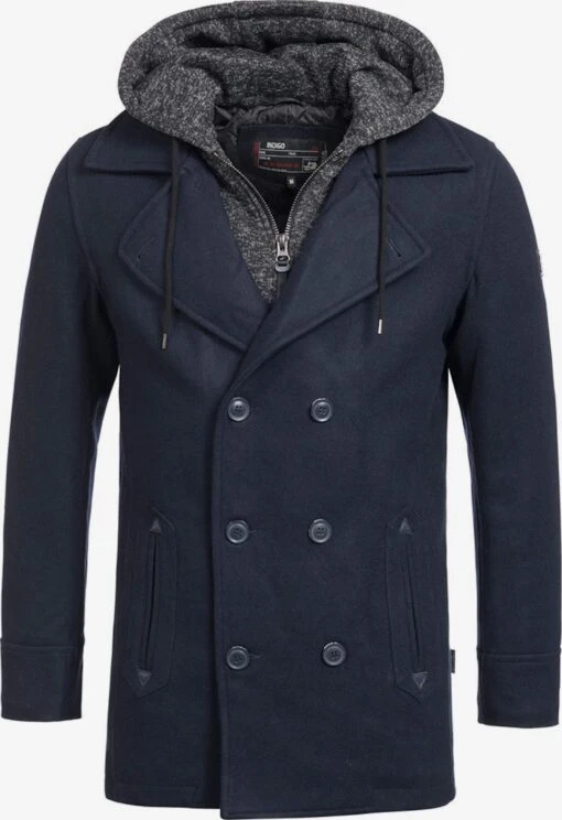 Indicode Jeans Tussenmantels Tussenjas Cliff Jacke Heren Navy
