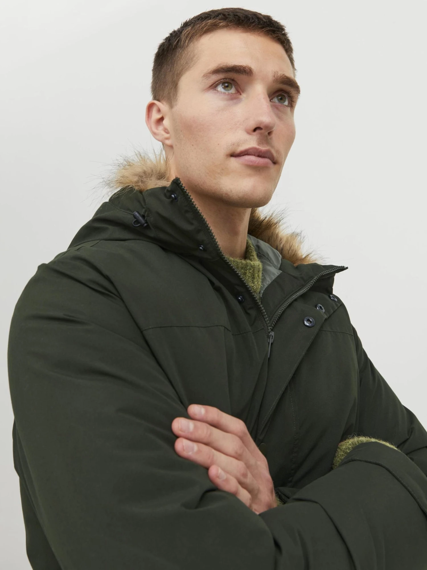 Jack & Jones Parkas Winterparka Champ Heren Donkergroen 7 Jack & Jones Parkas Winterparka Champ Heren Donkergroen - Afbeelding 7
