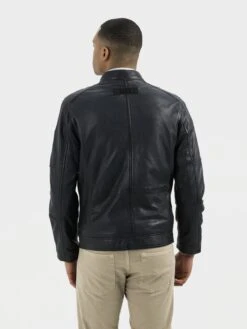 Camel Active Leren Jassen Tussenjas Heren Navy -Herenkleding 2d79cd10ebf2c024b3a64ac91c98fd74