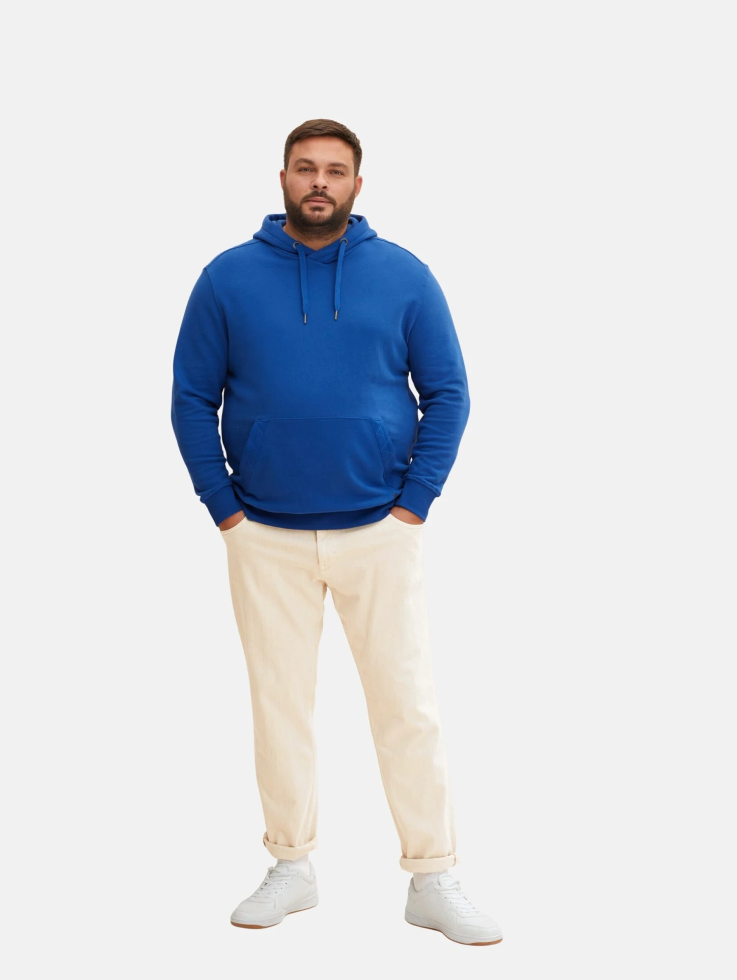 Hoodies Sweatshirt Heren Royal Blue/koningsblauw 3 Hoodies Sweatshirt Heren Royal Blue/koningsblauw - Afbeelding 3