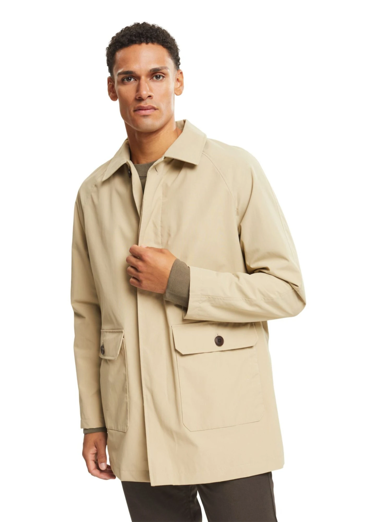 ESPRIT Tussenmantels Tussenjas Heren Beige 3 ESPRIT Tussenmantels Tussenjas Heren Beige - Afbeelding 3