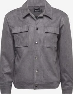 Leren Jassen Tussenjas Heren Donkergrijs