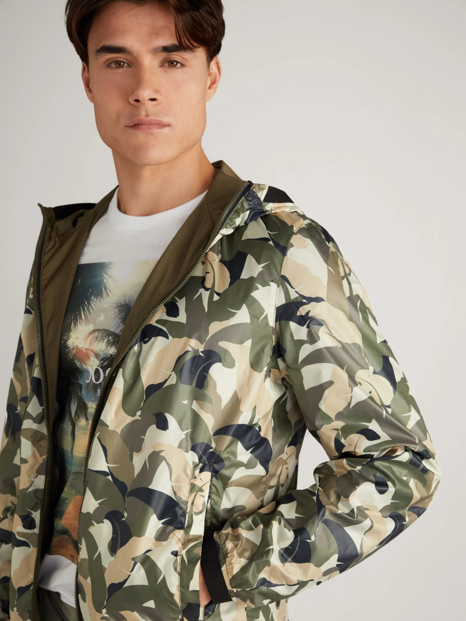 Joop Jeans Tussenjassen Tussenjas Lannie Heren Olijfgroen 5 Joop Jeans Tussenjassen Tussenjas Lannie Heren Olijfgroen - Afbeelding 5