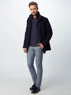 BOSS ORANGE Chinos Slimfit Chino Heren Duifblauw -Herenkleding 2fdc9f4c35fa35dfd957751334991e98