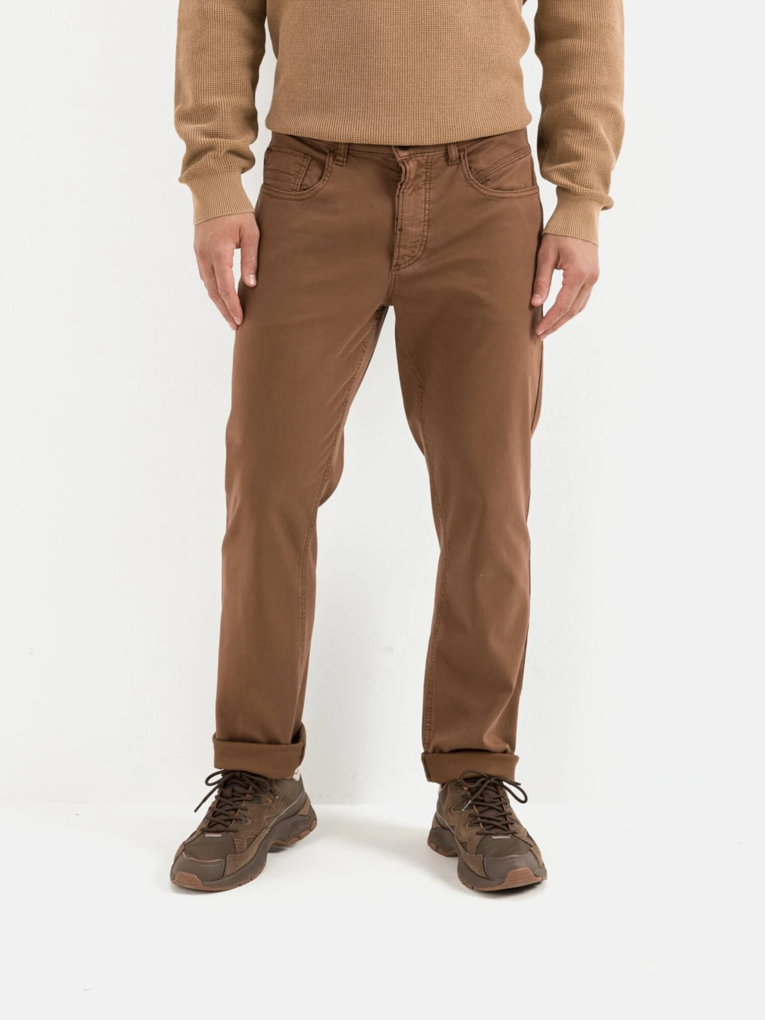 Camel Active Pantalons Regular Broek Heren Bruin 3 Camel Active Pantalons Regular Broek Heren Bruin - Afbeelding 3