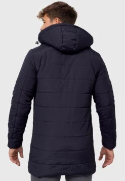 Indicode Jeans Parkas Winterparka Ontario Heren Donkerblauw -Herenkleding 31daa214f49888363cad680df157c857