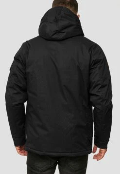 Indicode Jeans Winterjassen Winterjas Elmhurts Heren Zwart -Herenkleding 328c7e1cae93de948137ff446402e8eb