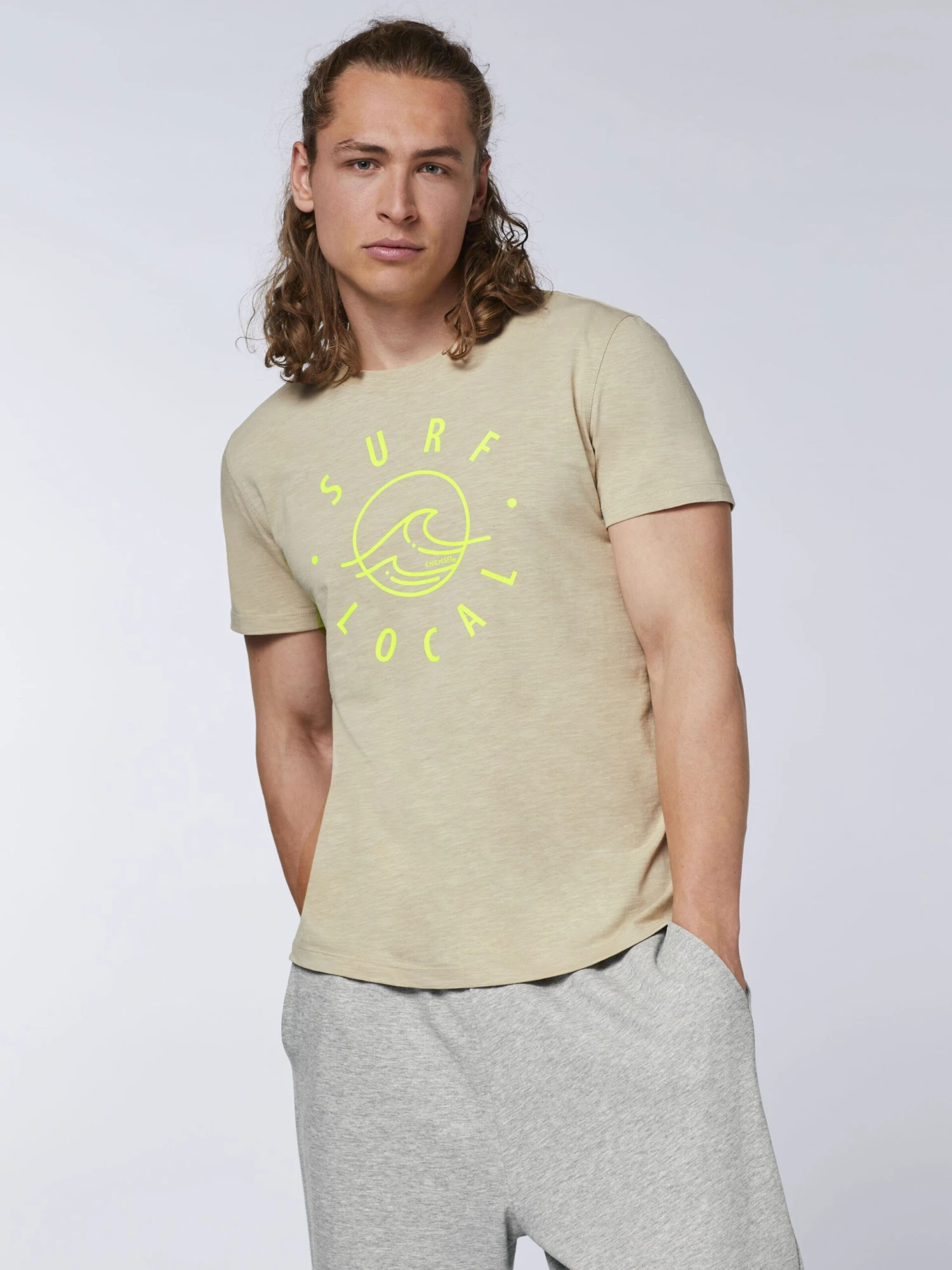 Chiemsee T-shirts Shirt Heren Beige 2 Chiemsee T-shirts Shirt Heren Beige - Afbeelding 2