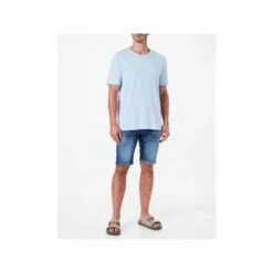 T-shirts Shirt Heren Lichtblauw -Herenkleding 34585c82fa93c8ed8a004f8f57dd404b